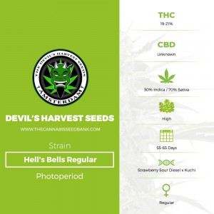 Hell's Bells Regular (Devils Harvest Seeds) - The Cannabis Seedbank