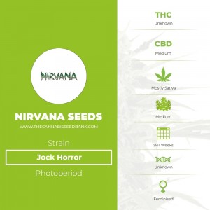 Jock Horror (Nirvana Seeds) - The Cannabis Seedbank