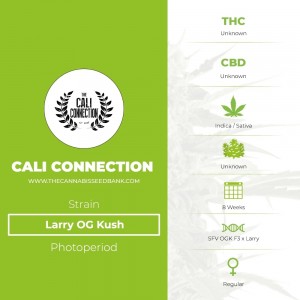Larry OG Kush Regular (Cali Connection) - The Cannabis Seedbank