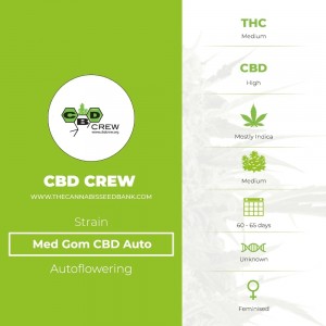 Med Gom CBD Auto (CBD Crew) - The Cannabis Seedbank