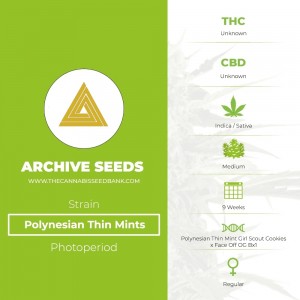 Polynesian Thin Mints Regular (Archive Seeds) - The Cannabis Seedbank