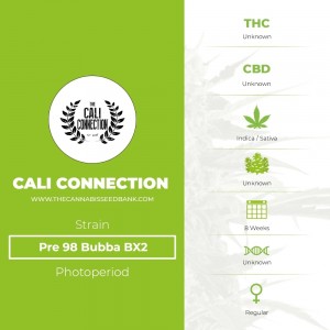 Pre 98 Bubba BX2 Regular (Cali Connection) - The Cannabis Seedbank