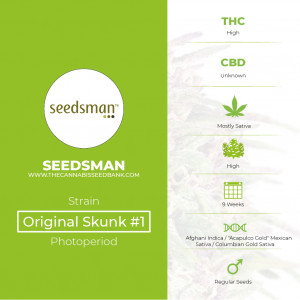 Original Skunk #1 Regular (Seedsman) - Characteristics