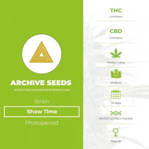 Show Time Regular (Archive Seeds) - The Cannabis Seedbank