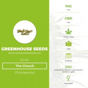 The Church (Greenhouse Seed Co.) - The Cannabis Seedbank