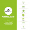 Moby Dick Feminised Dinafem Seeds - Characteristics