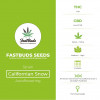 Californian Snow Autoflowering Feminised FastBuds Seeds - Characteristics