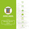 Bloody Skunk AUTO Feminised Sweet Seeds - Characteristics