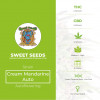 Cream Mandarine Autoflowering Sweet Seeds - Characteristics