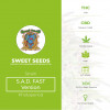 S.A.D. FAST Version Feminised Sweet Seeds - Characteristics
