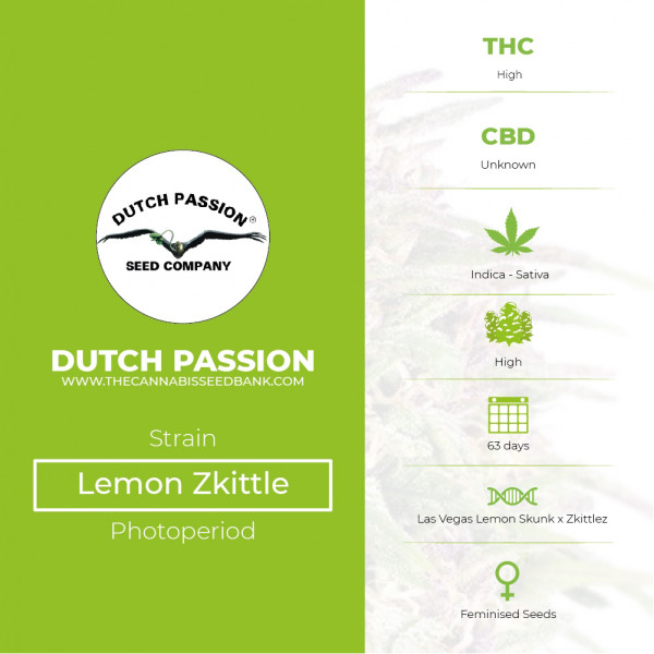 Lemon Zkittle - Dutch Passion - Characteristics