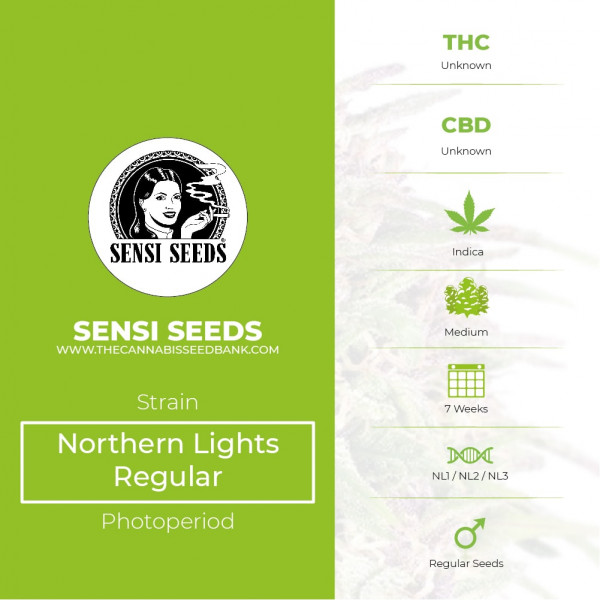 Northern Lights Regular - Sensi Seeds - Characteristics